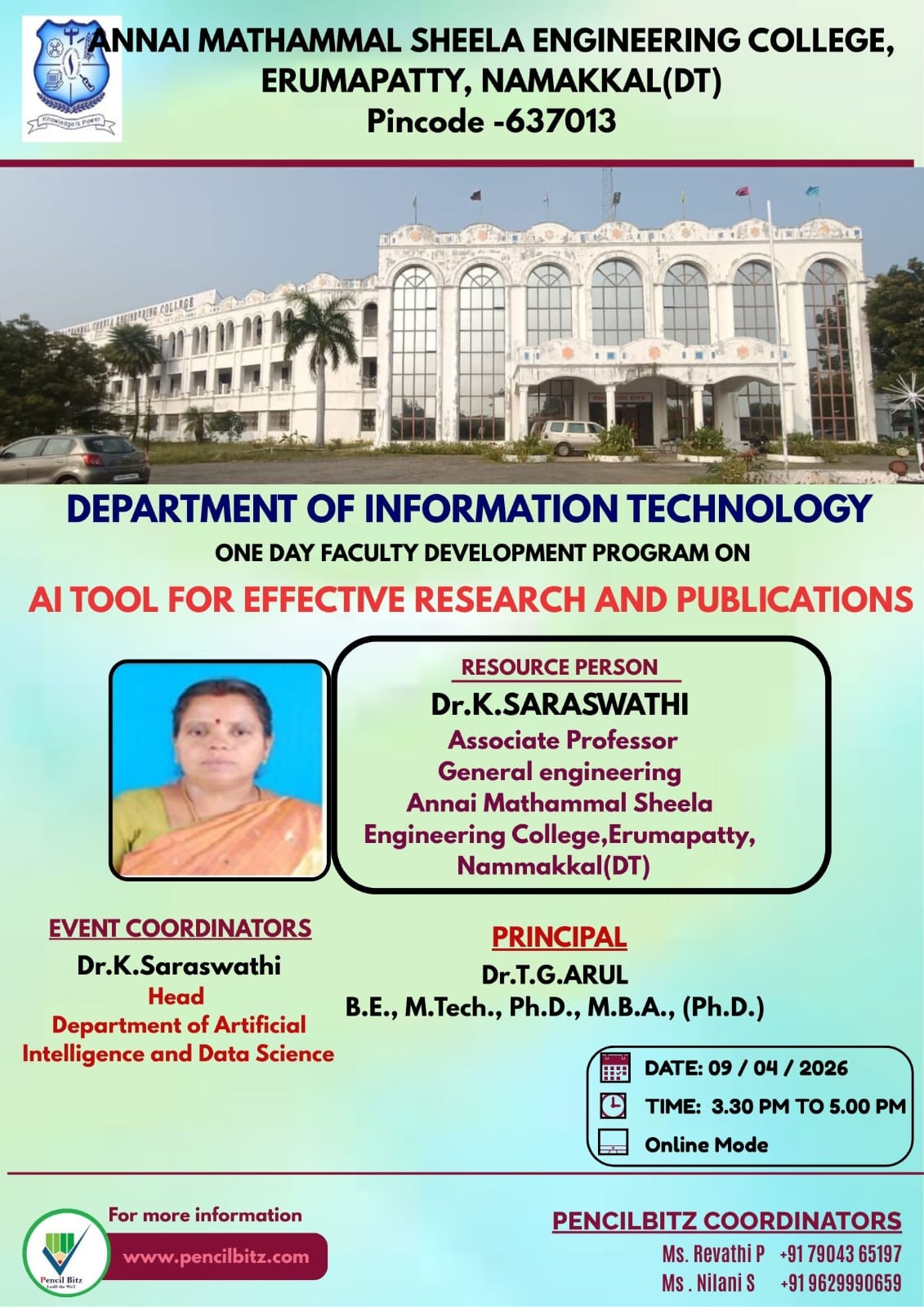  Annai Mathammal Sheela Engineering College  